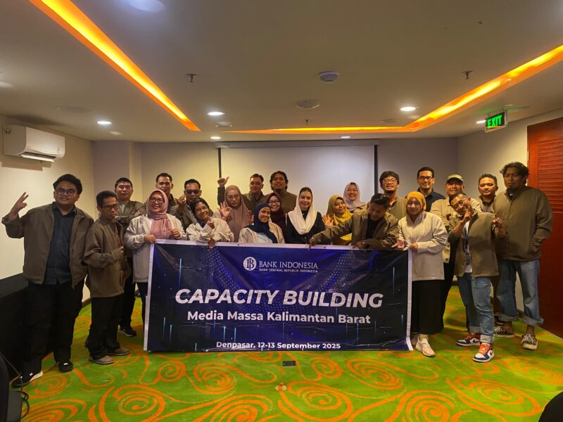 Capacity Building Untuk Jurnalis oleh Bank Indonesia berkaitan dengan pemanfaatan Ai