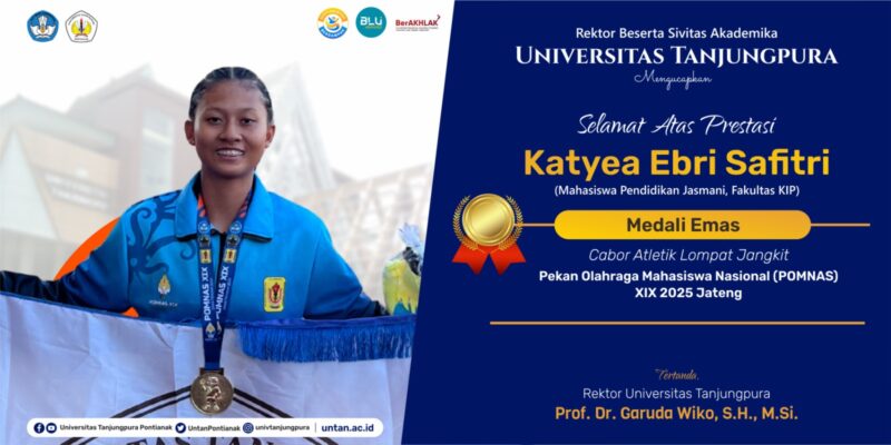 Mahasiswa Untan Raih Prestasi gemilang pada POMNAS XIX 2025