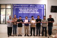 High Level Meeting TP2DD dan pengenalan SPPT PBB P-2 Kota Pontianak dengan QRIS/