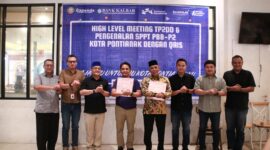 High Level Meeting TP2DD dan pengenalan SPPT PBB P-2 Kota Pontianak dengan QRIS/