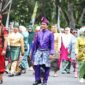 Wakil walikota pontianak bahasan melaksanakan karnaval dalam rangka HUT kota Pontianak 