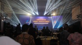 Pengumuman nominasi kategori media sosial Anugerah Media Humas  yang digelar Kementerian Komdigi.
