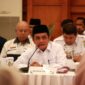 Wakil Wali Kota Pontianak Bahasan menyampaikan kondisi harga dan ketersediaan bahan pokok menjelang Natal dan Tahun Baru pada High Level Meeting di Kantor Perwakilan Bank Indonesia Provinsi Kalbar.