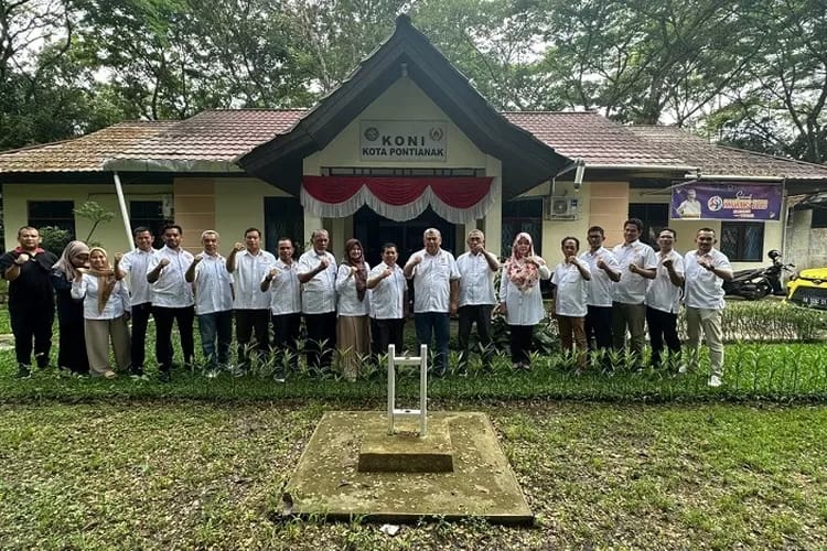 Jajaran pengurus KONI kota Pontianak siap laksanakan Musorkot 2025