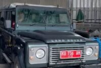 Mobil Dinas milik Pemprov Kalbar telah diperbaiki