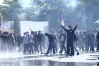 Wali Kota Pontianak Edi Rusdi Kamtono menghadiri Simulasi Pengamanan (Sispam) Kota Pontianak dalam rangka pelayanan aksi unjuk rasa.