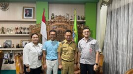 Wali Kota Pontianak Edi Rusdi Kamtono saat menerima kunjungan dari Perwakilan dari Lion Air Group.