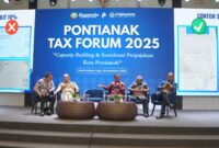 Pontianak Tax Forum 2025 menjadi ajang diskusi soal perpajakan daerah.