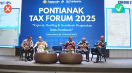 Pontianak Tax Forum 2025 menjadi ajang diskusi soal perpajakan daerah.