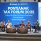 Pontianak Tax Forum 2025 menjadi ajang diskusi soal perpajakan daerah.