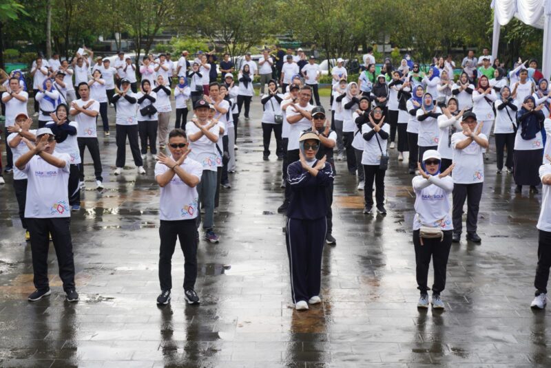Senam Sehat dalam rangka memperingati Hakordia 2025.