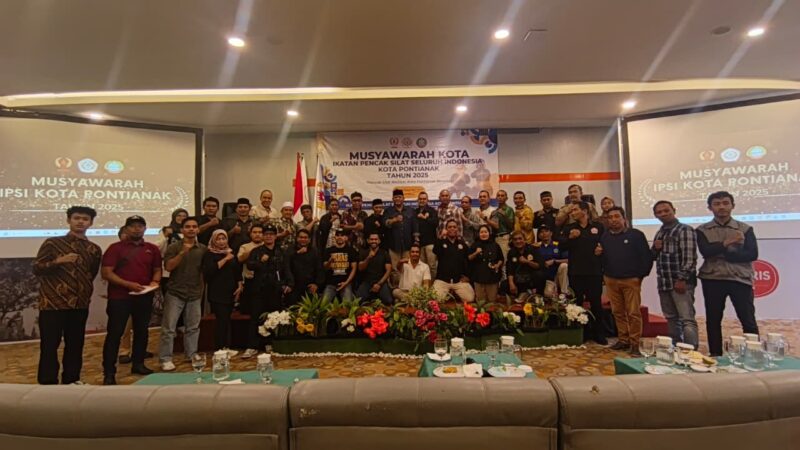 Foto Muskot Pengkot IPSI Pontianak di Hotel Harris beberapa waktu lalu