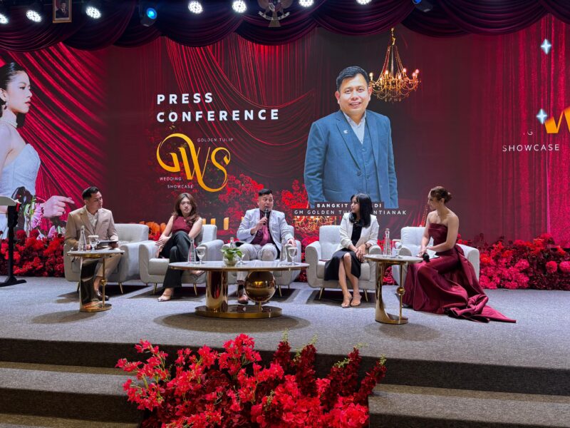 Golden Tulip Wedding Showcase 2026 dirancang sebagai wadah inspiratif yang memberikan gambaran menyeluruh mengenai konsep pernikahan berkelas dalam satu rangkaian acara eksklusif