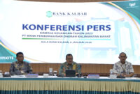 Direktur Utama Bank Kalbar, Rokidi menyampaikan bahwa capaian kinerja tahun 2025