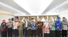 Sekretaris Daerah Kota Pontianak Amirullah membuka kegiatan Capacity Building Penyusunan Laporan Implementasi Kegiatan Pengendalian Inflasi 2025.