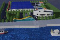 Maket rencana pembangunan SPALDT Martapura.