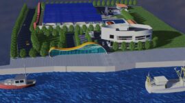 Maket rencana pembangunan SPALDT Martapura.