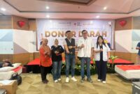 Hari Ulang Tahun ke-11, Golden Tulip Pontianak Hotel menyelenggarakan kegiatan Donor Darah sebagai bentuk kepedulian sosial dan kontribusi nyata terhadap kesehatan masyarakat.