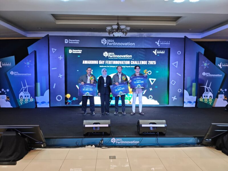 Untan meraih Juara 1 Best Innovation pada ajang bergengsi nasional FertInnovation Pupuk Indonesia 2025