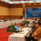 Wakil Wali Kota Pontianak Bahasan menyampaikan paparan pada High Level Meeting TPID Provinsi Kalbar