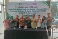 Pendidikan Fellowship Kardiologi Intervensi dan Proctorship Chronic Total Occlusion (CTO) di RSUD Dr.Soedarso