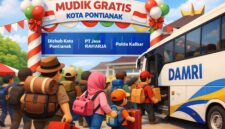 Sebanyak 12 rute dari Pontianak siap melayani warga yang mendaftar Mudik Gratis 2026 yang disediakan Pemprov Kalbar.