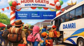 Sebanyak 12 rute dari Pontianak siap melayani warga yang mendaftar Mudik Gratis 2026 yang disediakan Pemprov Kalbar.