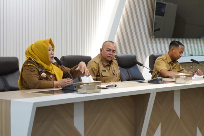 Pemerintah Kota Pontianak menggelar rapat koordinasi pelaksanaan Salat Idulfitri dan Open House