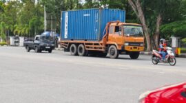 Dishub Kota Pontianak mengatur pembatasan operasional kendaraan angkutan barang tertentu di wilayah Kota Pontianak jelang Idulfitri