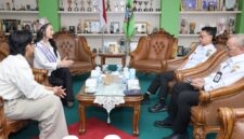 Anggelia Meryciana mewakili Kalbar pada ajang pemilihan Putri Indonesia 2026 saat beraudiensi dengan Wali Kota Pontianak Edi Rusdi Kamtono