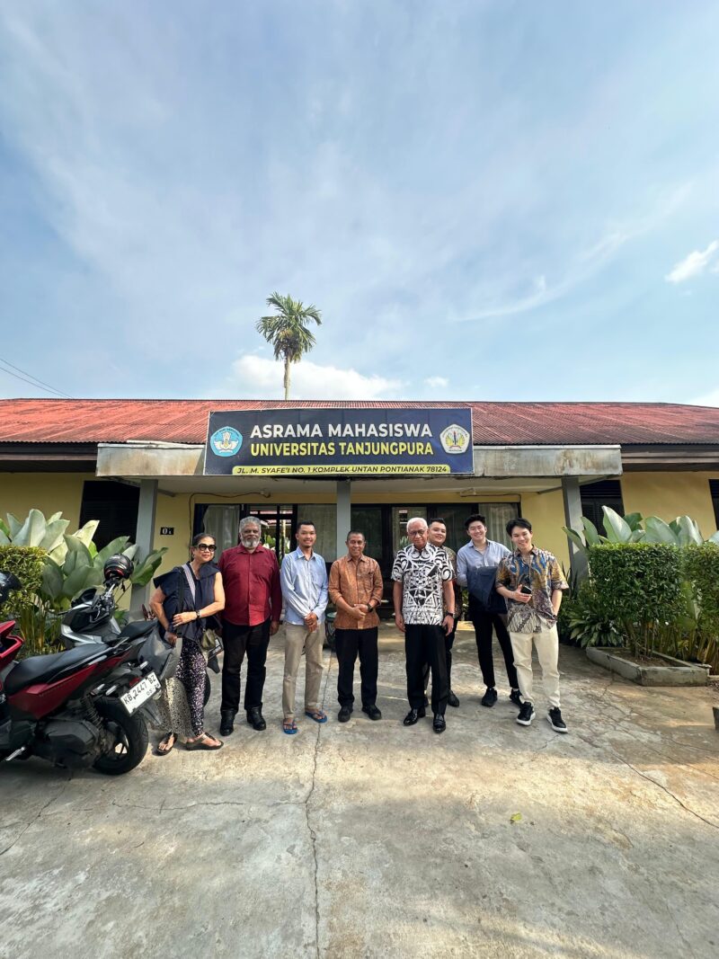 Rombongan pengusaha asal Malaysia mengunjungi Asrama Mahasiswa Berdampak Universitas Tanjungpura 