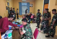 kegiatan donor darah dalam rangkaian hut harian berkat