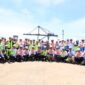 foto bersama gubernur kalbar, bupati mempawah dan seluruh jajaran pt.pelindo regional 2 pontianak bersama mitra