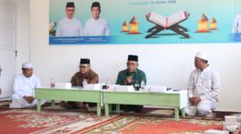Ketua Umum LPTQ Kota Pontianak Amirullah ketika membuka TC Kafilah Kota Pontianak di Aula Gedung LPTQ Kota Pontianak