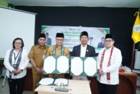 Penandatanganan MoU antara Pemerintah Kota Pontianak dengan Universitas Nahdlatul Ulama (UNU) Kalbar.