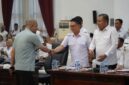 Wali Kota Pontianak Edi Rusdi Kamtono menyampaikan pendapatnya pada Rapat Koordinasi Pembahasan Kebijakan Penerimaan dan Pengalokasian Dana Transfer ke daerah dalam APBN.