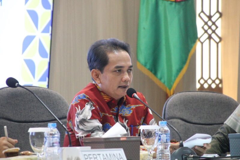 Wakil Wali Kota Pontianak Bahasan membuka sosialisasi Surat Edaran Wali Kota Pontianak Nomor 25 Tahun 2026 tentang larangan pengunaan LPG Tabung 3kg Bersubsidi.